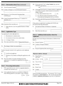 I-539 Form - Page 2