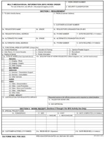 DA Form 3903 - Page 1