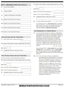 I-601A Form - Page 2