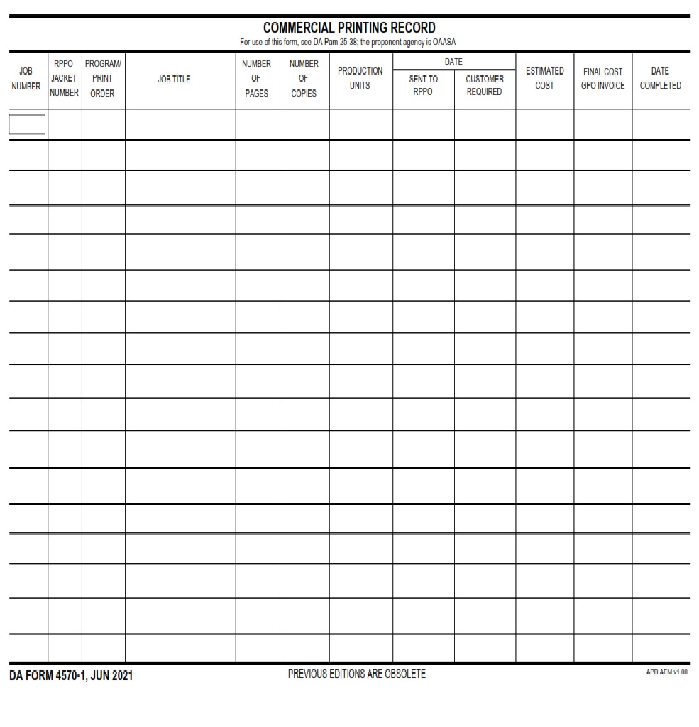 DA Form 4570-1