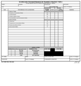 DA Form 7869 - Page 1