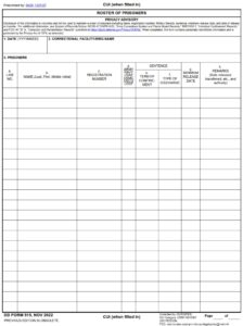 DD Form 515 - Page 1