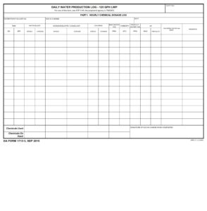 DA Form 1713-3 - Page 1