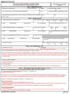 DA Form 2166-9-1A - Page 1