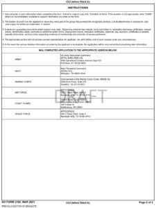 DD Form 2168 - Page 2