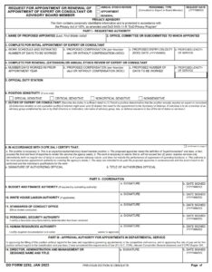 DD Form 2292 - Page 1