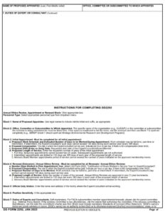 DD Form 2292 - Page 2