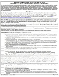 DD Form 2910-5 - Page 1