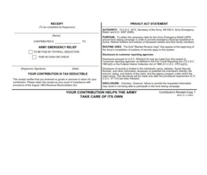 DA Form 4908 - Page 1