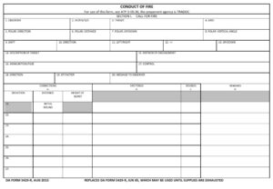 DA Form 5429-R - Page 1