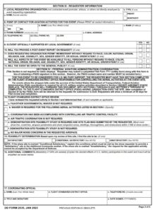 DD Form 2535 - Page 2