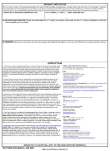 DD Form 2536 - Page 2