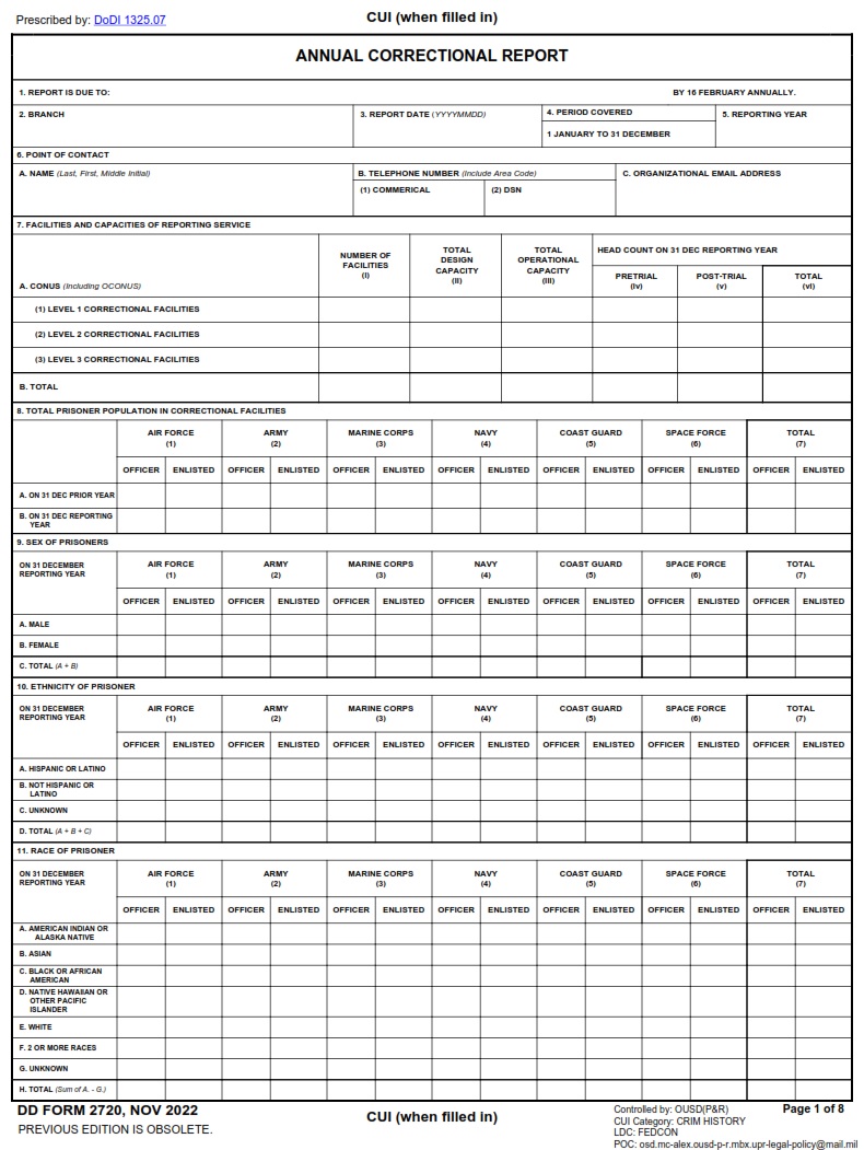 DD Form 2720