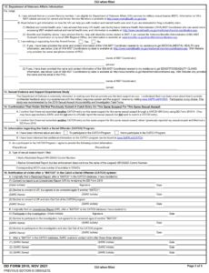 DD Form 2910 Page 3