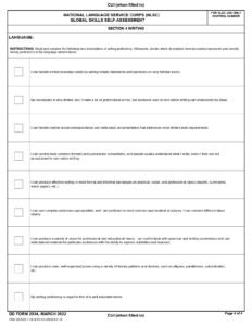 DD Form 2934 - Page 4