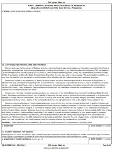 DD Form 2981 - Page 2