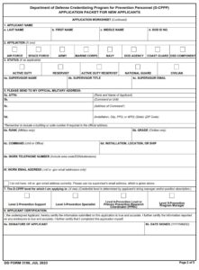 DD Form 3190 - Page 2