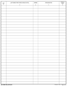 DA Form 1306 - Page 2