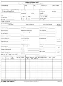 DA Form 2399