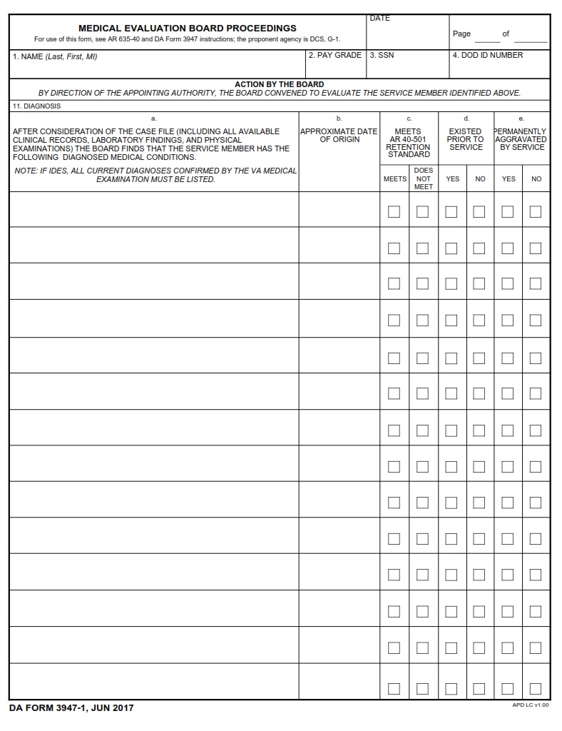 DA Form 3947-1