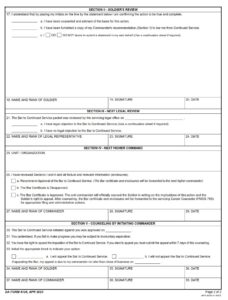 DA Form 4126 - Page 2
