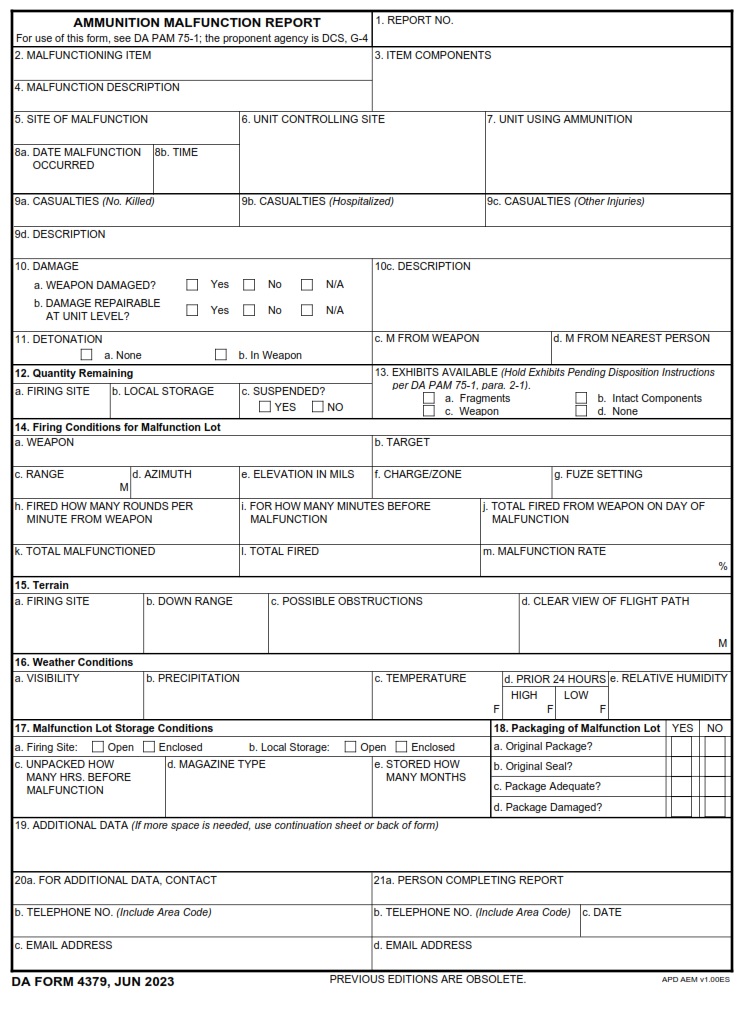 DA Form 4379-1