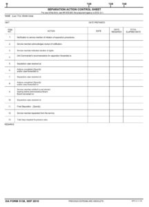DA Form 5138