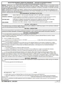 DA Form 5261-6 - Page 1