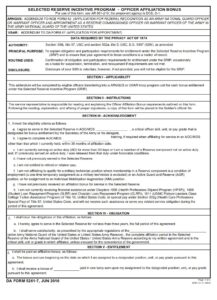 DA Form 5261-7 - Page 1