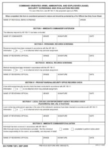 DA Form 7281