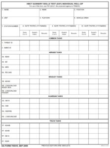 DA Form 7558-R