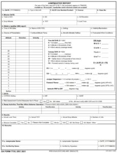 DA Form 7735 - Jumpmaster Report | Free Online Forms