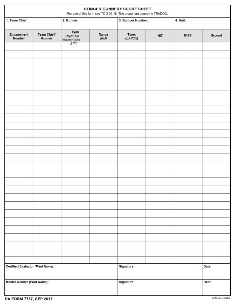 da-form-7787-stinger-gunnery-score-sheet-free-online-forms