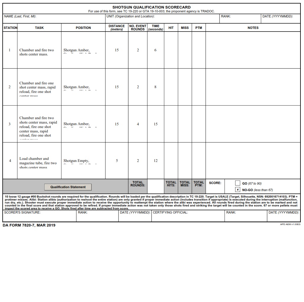 DA Form 7820-7