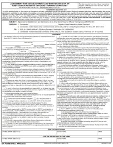 DA Form 918A