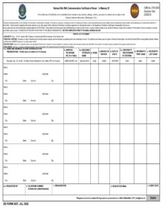 DD Form 3027