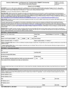 DD Form 3067-8 - Page 1