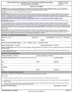 DD Form 3067-9 - Page 1