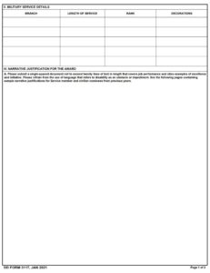 DD Form 3117 - Page 2
