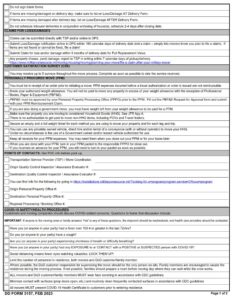 DD Form 3157 - Page 2