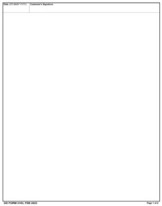 DD Form 3163 Page 2 1