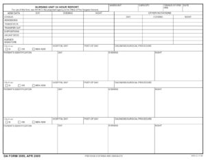 DA Form 3889