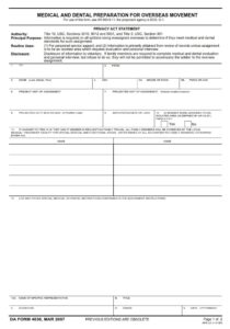 DA Form 4036 - Page 1