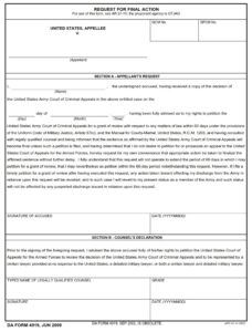 DA Form 4919