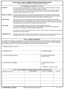 DA Form 5863 - Page 1