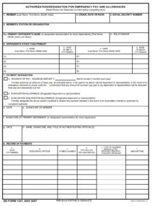 DD Form 1337
