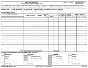 DD Form 2740