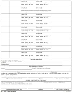 DD Form 3108 - Page 2