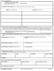 DD Form 397 - Page 2