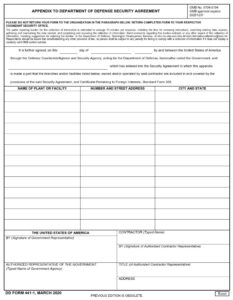 DD Form 441-1